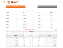 Tablet Screenshot of fxopenasia.com